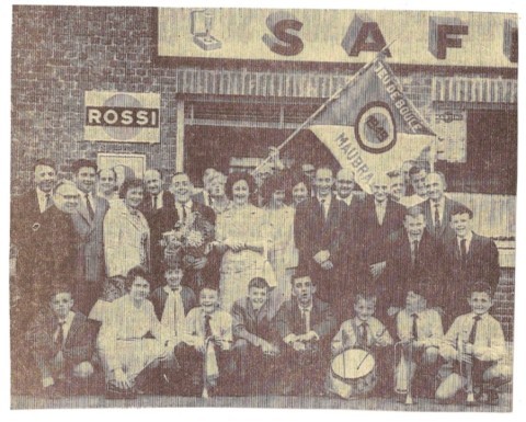 Bénédiction du drapeau – 1963. Bénédiction du drapeau – 1963.