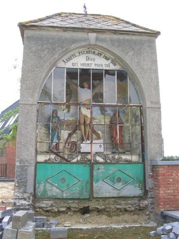 Le calvaire avant sa restauration