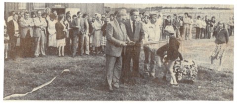 1981 – Inauguration du terrain 1981 – Inauguration du terrain