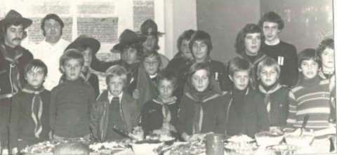 La troupe en 1976 La troupe en 1976