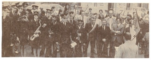 1975 - Inauguration du drapeau 1975 - Inauguration du drapeau