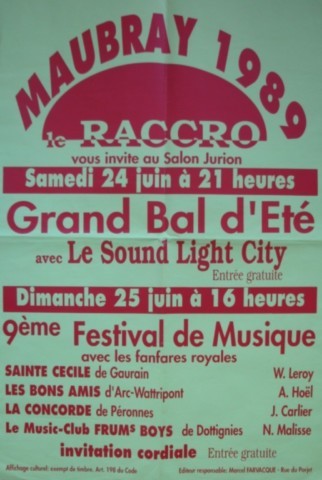 Affiche 1989 Affiche 1989