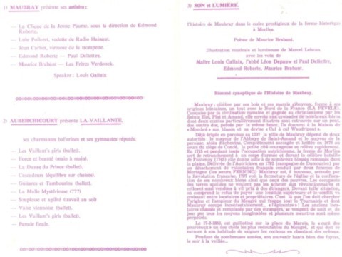 Programme Son et lumière